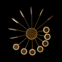 Цена на Накладная люстра LOFT IT 10164L Gold