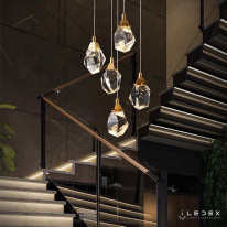 Цена на Каскадная люстра iLedex 9701P/5R BR