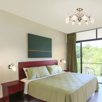 Люстра на штанге Eurosvet 22080/9 золото в интернет магазине Гет Лайт