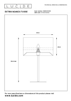 Настольная лампа LUCIDE 10509/81/66 в интернет магазине Гет Лайт
