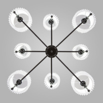 Купить Люстра на штанге Eurosvet 60162/8 черный