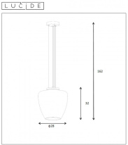 Купить с доставкой по Москве и России Подвесной светильник LUCIDE 30473/28/62