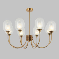 Фото Люстра на штанге Eurosvet 70217/8 латунь