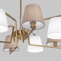 Люстра на штанге Eurosvet 60149/8 латунь в интернет магазине Гет Лайт