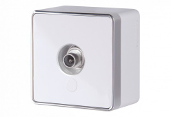 Фото Розетка Werkel WL15-21-01 (белая)