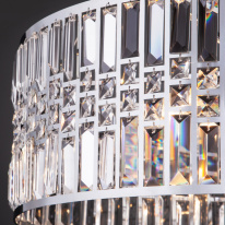 Купить Подвесная люстра Eurosvet 10116/8 хром/прозрачный хрусталь Strotskis