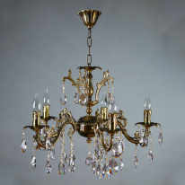 Фото Подвесная люстра AMBIENTE by BRIZZI 2118/5 PB Tear drop