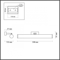 Купить с доставкой по Москве и России Бра Odeon Light 4913/18WL