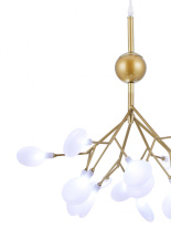 Цена на Подвесная люстра Natali Kovaltseva GRACE 75124/12С GOLD SATIN