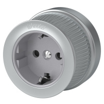 Фото Розетка Werkel WL19-10-02 (Матовый хром) 