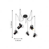 Купить Подвесная люстра Favourite 2007-5P