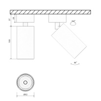 Купить База накладная SWG pro MINI-VL-M3-WH