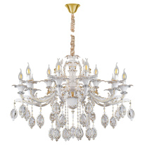 Фото Подвесная люстра AM Group CLEOPATRA SP10+5 WH+GL