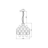 Подвесная люстра Vele Luce VL4153P26 в интернет магазине Гет Лайт
