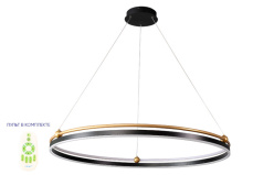 Фото Подвесной светильник Crystal Lux FERNANDO SP88W LED D1000 BLACK/GOLD
