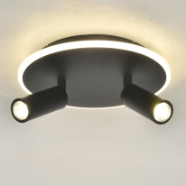 Накладной светильник Escada 20046SMA/02LED BK Цена на Накладной светильник Escada 20046SMA/02LED BK