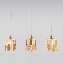 Фото Подвесной светильник Eurosvet 50101/3 перламутровое золото