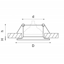 Купить Встраиваемый светильник Lightstar 010020