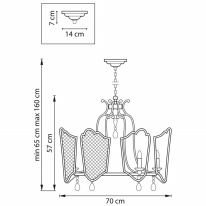 Подвесная люстра Lightstar 744077 Цена на Подвесная люстра Lightstar 744077