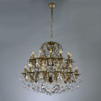 Фото Подвесная люстра AMBIENTE by BRIZZI 2118/12+12 PB Tear Drop