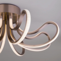 Цена на Накладная люстра Eurosvet 90079/8 сатин-никель