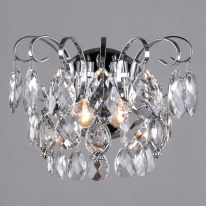 Фото Бра Eurosvet 10081/2 хром/прозрачный хрусталь Strotskis