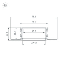 Купить Профиль Arlight 046430