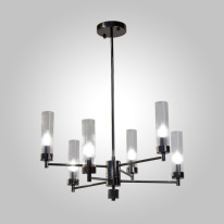 Купить с доставкой по Москве и России Люстра на штанге AM Group INDIGO SP6 PEARL BLACK