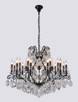 Подвесная люстра Crystal Lux MAGNIFICO SP19 BLACK/TRANSPARENT Цена на Подвесная люстра Crystal Lux MAGNIFICO SP19 BLACK/TRANSPARENT