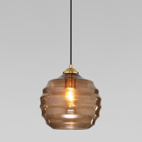 Купить с доставкой по Москве и России Подвесной светильник Eurosvet 50239/1 коньячный