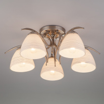 Фото Люстра на штанге Eurosvet 30121/5 сатин-никель