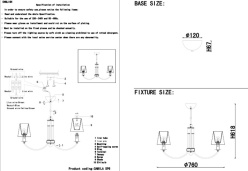 Купить Люстра на штанге Crystal Lux CAMILA SP6 GOLD