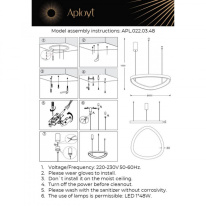Купить Подвесная люстра APLOYT APL.022.03.48