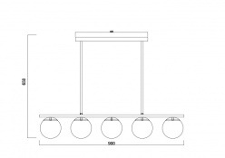 Люстра на штанге Freya FR5199PL-05BS в интернет магазине Гет Лайт