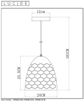 Подвесной светильник LUCIDE 43408/24/30 в интернет магазине Гет Лайт