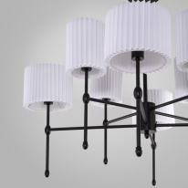 Люстра на штанге Eurosvet 60162/8 черный в интернет магазине Гет Лайт