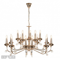 Цена на Подвесная люстра iLamp 1020-10+5 GD