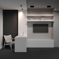 Купить с доставкой по Москве и России Накладной светильник Maytoni Technical C133CL-12W4K-B