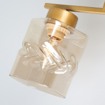 Цена на Люстра на штанге Eurosvet 30165/4 перламутровое золото