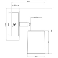 Спот ARTE Lamp A4510AP-1SS Цена на Спот ARTE Lamp A4510AP-1SS