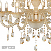 Купить Подвесная люстра iLamp 81072-8+4 WH