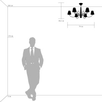 Купить Люстра на штанге Lightstar 814074