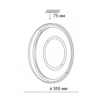 Накладной светильник Sonex 3046/CL в интернет магазине Гет Лайт