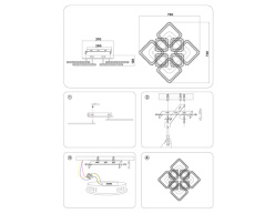 Купить с доставкой по Москве и России Накладная люстра Ambrella Light FA1738