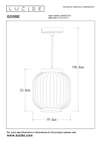 Купить с доставкой по Москве и России Подвесной светильник LUCIDE 13435/01/31