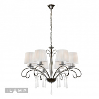 Подвесная люстра iLamp RM7006/8CR Фото Подвесная люстра iLamp RM7006/8CR