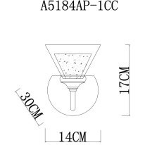 Купить Бра ARTE Lamp A5184AP-1CC