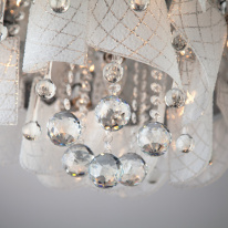 Купить Накладная люстра Eurosvet 80117/8 хром/белый