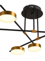 Купить Люстра на штанге Natali Kovaltseva LED LAMPS 81101/6C GOLD BLACK