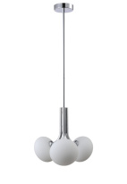 Фото Подвесная люстра Crystal Lux ALICIA SP3 CHROME/WHITE